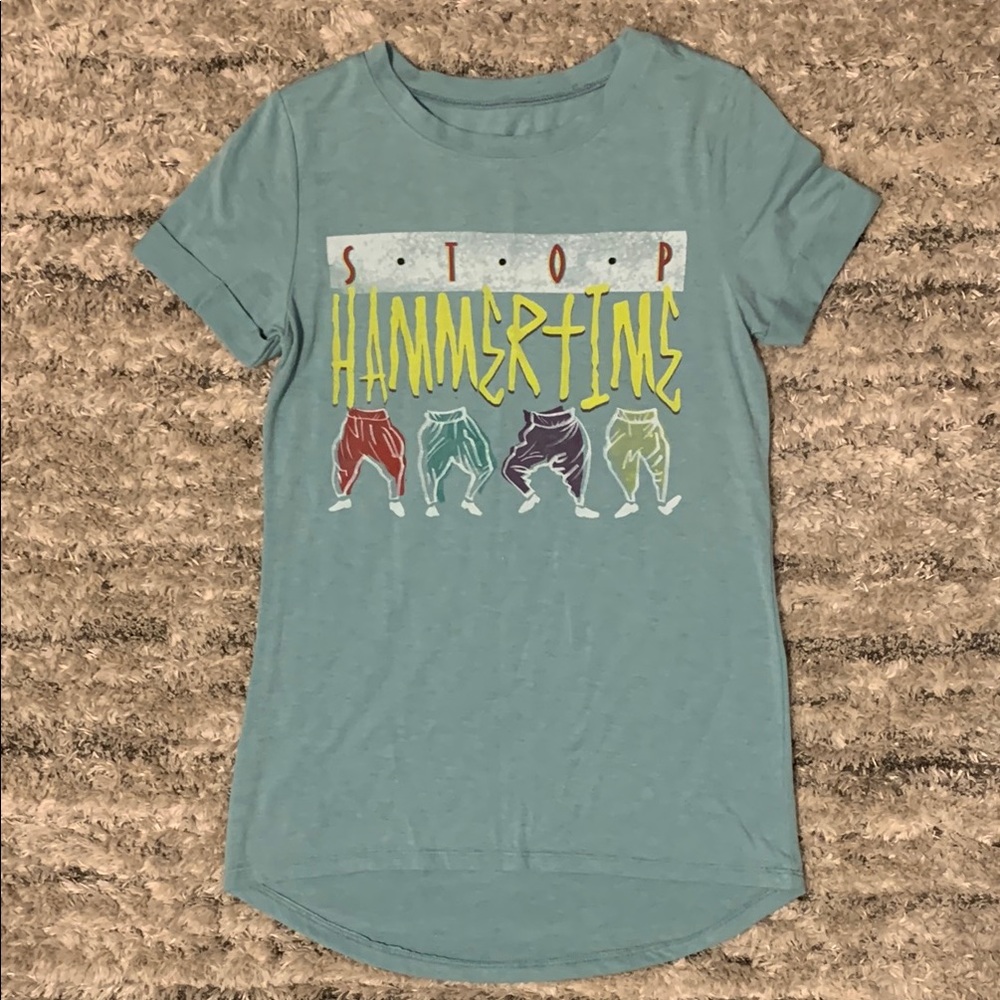 Teal Graphic Tee with Fun Print